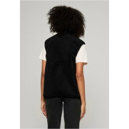 Build Your Brand - BY407 - Bonded Sherpa Vest - black