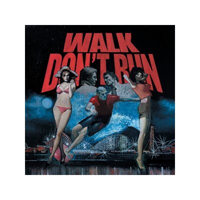 VARIOUS - WALK DONT RUN  (BLUE VINYL) - LP
