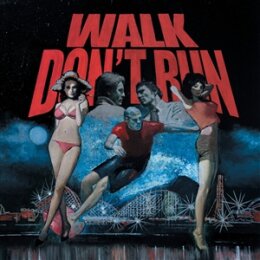 VARIOUS - WALK DONT RUN  (BLUE VINYL) - LP