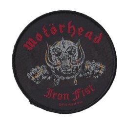 Motörhead - Iron Fist Skull - Patch (rund)