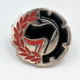 Antifa - Logo 2 - schwarz / rot - Pin