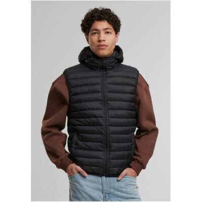 Urban Classics - TB8020 - Basic Light Weight Vest With Hood - black