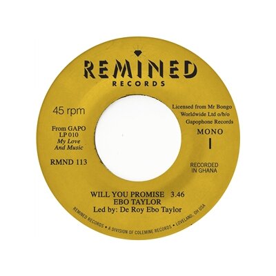 TAYLOR, EBO - WILL YOU PROMISE - 7"