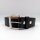 Gürtel mit Druckknopf - D101-1 - veganes Leder - black M