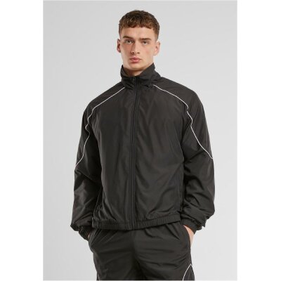 Urban Classics - TB7379 - Piped Panel Trackjacket - black