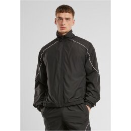 Urban Classics - TB7379 - Piped Panel Trackjacket - black