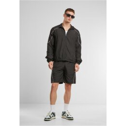 Urban Classics - TB7379 - Piped Panel Trackjacket - black