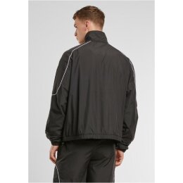 Urban Classics - TB7379 - Piped Panel Trackjacket - black