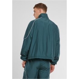 Urban Classics - TB7379 - Piped Panel Trackjacket - bottlegreen