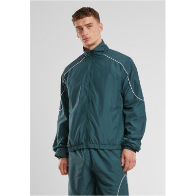 Urban Classics - TB7379 - Piped Panel Trackjacket - bottlegreen 5XL
