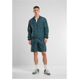 Urban Classics - TB7379 - Piped Panel Trackjacket - bottlegreen 5XL