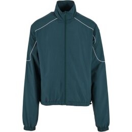 Urban Classics - TB7379 - Piped Panel Trackjacket - bottlegreen 5XL