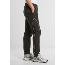 Urban Classics - TB7380 - Piped Panel Trackpants - black