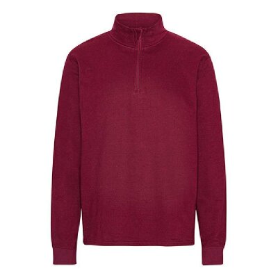 Neutral - Unisex Quarter Zip Sweatshirt (O73701) - Bordeaux