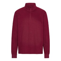 Neutral - Unisex Quarter Zip Sweatshirt (O73701) - Bordeaux