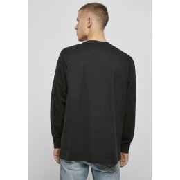 Build Your Brand - Long Sleeve Tee With Cuffrib (BY091) - black