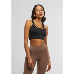 Urban Classics - TB7809 - Ladies Sports Bra crossed - black