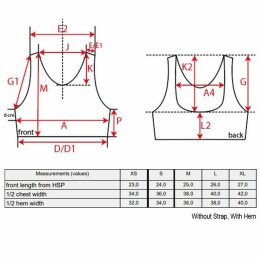 Urban Classics - TB7809 - Ladies Sports Bra crossed - black