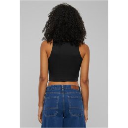 Urban Classics - TB6185 - Ladies Organic Cropped Rib Top - black