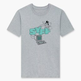 Syff -  Computer - T-Shirt unisex - melange grey