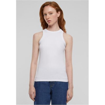 Urban Classics - TB6188 - Ladies Racer Back Rib Top - white