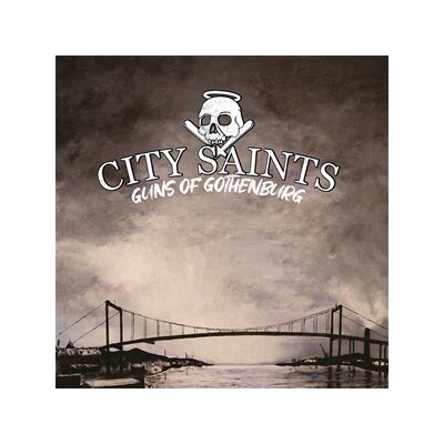 CITY SAINTS - GUNS OF GOTHENBURG (CLEAR BLUE W/ BLACK MARBLE) - LP
