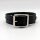 Armband mit silbernen Spitznieten - 1-Reihig - WB001 - Echtleder schwarz