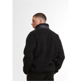 Build Your Brand - BY406 - Bonded Sherpa Jacket - Black