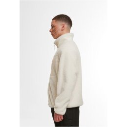 Build Your Brand - BY406 - Bonded Sherpa Jacket - White Sand
