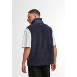 Build Your Brand - BY407 - Bonded Sherpa Vest - Navy