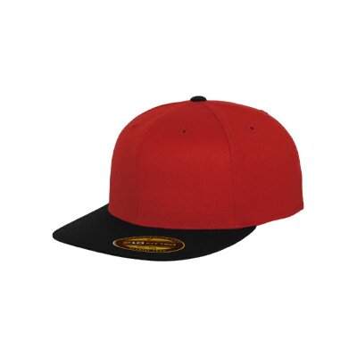 Flexfit - Premium 210 Fitted 2-tone - 6210T - red/black