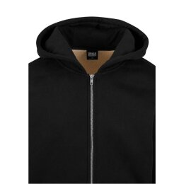 Urban Classics - TB7165 - Bonded Sherpa Zip Hoody - black