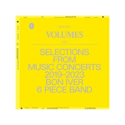 BON IVER - VOLUMES: ONE "SELECTIONS FROM MUSIC CONCERTS 2019-2023" - CD