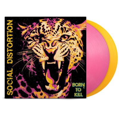 SOCIAL DISTORTION - BORN TO KILL (OPAQUE PINK/YELLOW EDITION) - Do LP
