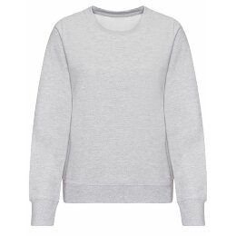 Just Hoods - Women`s Sweatshirt - AWDis Sweat - JH030F - Heather Grey