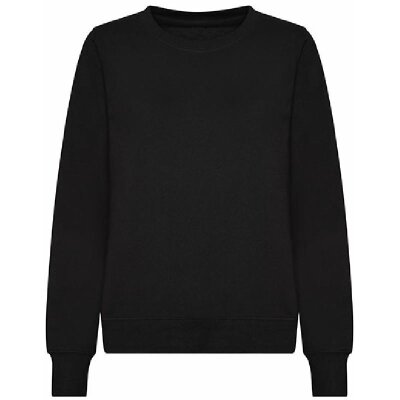 Just Hoods - Women`s Sweatshirt - AWDis Sweat - JH030F - Deep Black XL