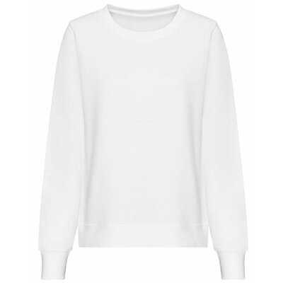 Just Hoods - Women`s Sweatshirt - AWDis Sweat - JH030F - Arctic White