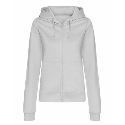 Just Hoods - Women`s College Zoodie - JH050F - Heather Grey