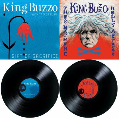 KING BUZZO - THIS MACHINE KILLS ARTISTS + GIFT OF SACRIFICE - LP