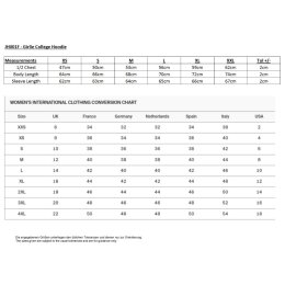 Just Hoods - Women´s College Hoodie - JH001F - Dusty Pink