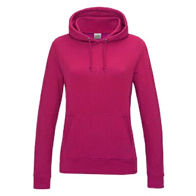 Just Hoods - Women´s College Hoodie - JH001F - Hot Pink