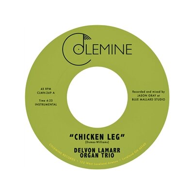 DELVON LAMARR ORGAN TRIO - CHICKEN LEG / IF I COULD - 7"
