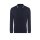 Just Hoods - Long Sleeve Tipped 100 Polo - JP103 - deep black / white