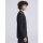 Just Hoods - Long Sleeve Tipped 100 Polo - JP103 - oxford navy / white S