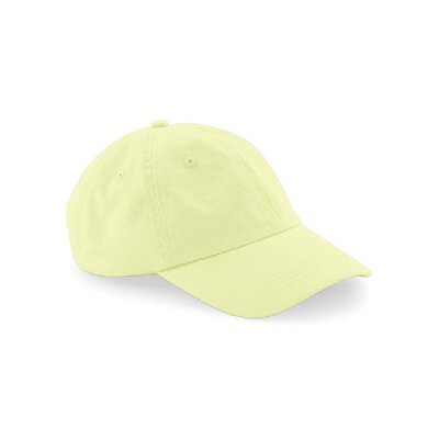 Beechfield - B653 -  Low Profile 6 Panel Dad Cap - Pastel Lemon