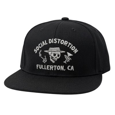 Social Distortion - Fullerton Skelly - Unisex Snapback Cap - black