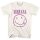 Nirvana - Purple Happy Face - Natural - T-Shirt S