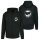 Antifascist Action - Pocket- und Backprint - black/black - Kapuzenzipper - black