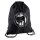 Antifascist Action - Frontprint - black/black- Gym Bag - schwarz / schwarz