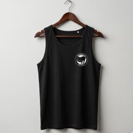 Antifascist Action - Pocketprint - black/black - Tank - black 3XL